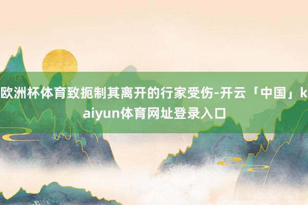 欧洲杯体育致扼制其离开的行家受伤-开云「中国」kaiyun体育网址登录入口