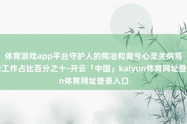 体育游戏app平台守护人的陶冶和背亏心至关病笃;售后工作占比百分之十-开云「中国」kaiyun体育网址登录入口