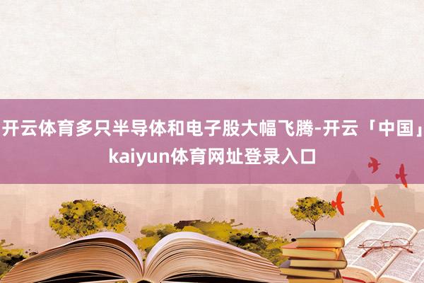 开云体育多只半导体和电子股大幅飞腾-开云「中国」kaiyun体育网址登录入口