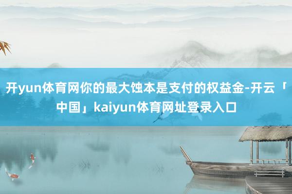 开yun体育网你的最大蚀本是支付的权益金-开云「中国」kaiyun体育网址登录入口